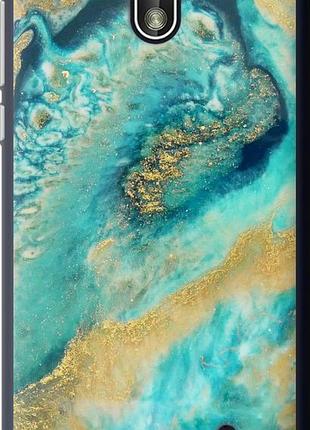 Чехол на nokia 1 green marble "4365u-1373-10746"