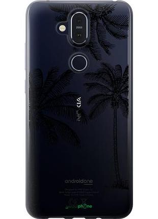 Чехол на nokia 8.1 пальмы1 "4634u-1620-10746"