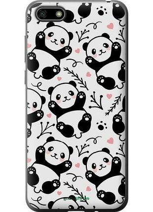 Чехол на huawei y5 2018 панды "4318u-1500-10746"