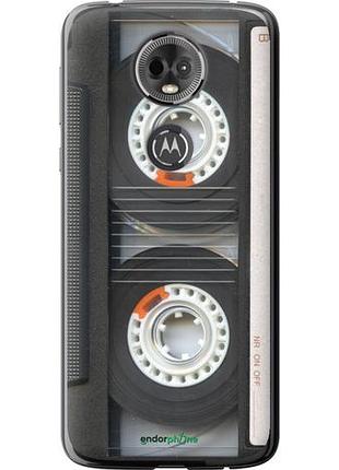 Чехол на motorola moto e5 plus кассета "876u-1412-10746"