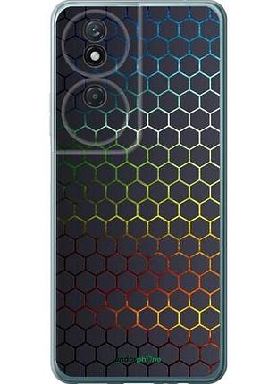 Чохол на huawei honor play 50 plus переливні стільники "498u-3399-10746"