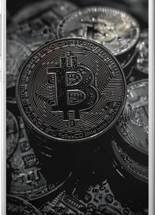 Чехол на huawei ascend p8 black bitcoin "6090u-123-10746"