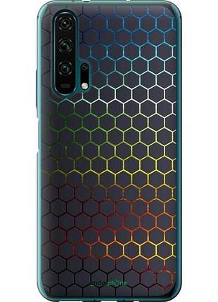 Чехол на huawei honor 20 pro переливающиеся соты "498u-1702-10746"