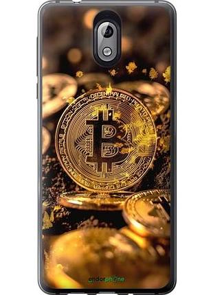 Чохол на nokia 3.1 золота лихоманка біткойна "6089u-1530-10746"