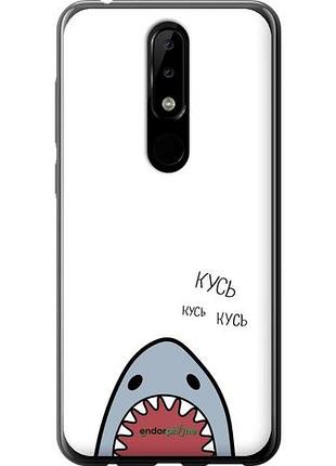 Чехол на nokia 5.1 plus акула "4870u-1543-10746"