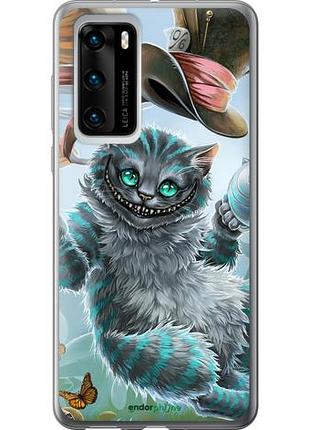 Чехол на huawei p40 чеширский кот 2 "3993u-1840-10746"