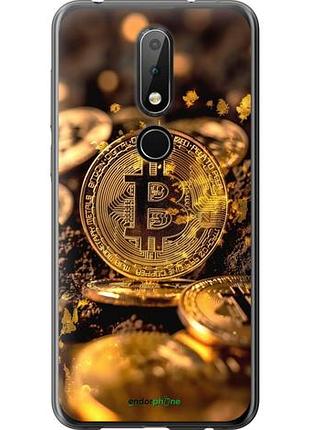 Чохол на nokia 6.1 plus золота лихоманка біткойна "6089u-1539-10746"