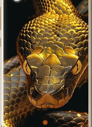 Чехол на huawei y6 ii golden snake "6072u-338-10746"