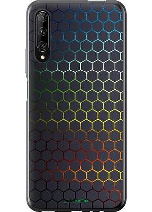 Чохол на huawei p smart pro переливні стільники "498u-1906-10746"
