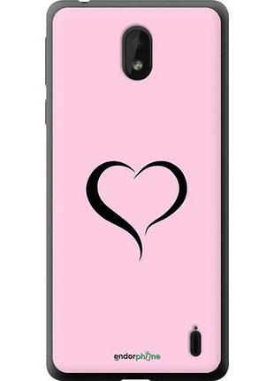 Чехол на nokia 1 plus сердце 1 "4730u-1677-10746"