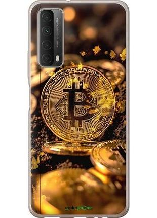 Чохол на huawei p smart 2021 золота лихоманка біткойна "6089u-2100-10746"