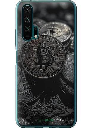 Чехол на huawei honor 20 pro black bitcoin "6090u-1702-10746"