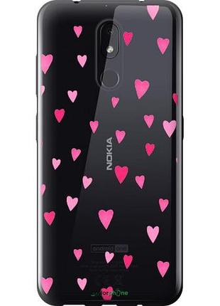 Чехол на nokia 3.2 сердечки 2 "4763u-1705-10746"