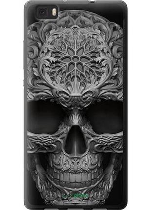 Чехол на huawei ascend p8 lite skull-ornament "4101u-126-10746"