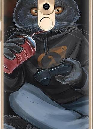 Чехол на huawei mate 9 lite gamer cat "4140u-474-10746"