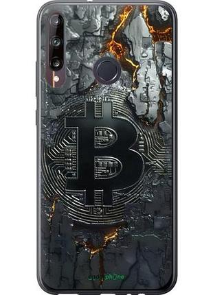 Чехол на huawei p40 lite e раскаленный биткойн "6091u-1875-10746"