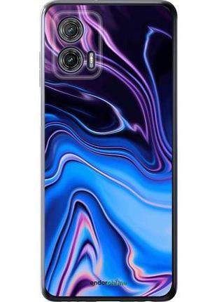 Чехол на motorola g73 узор воды "4491u-3196-10746"