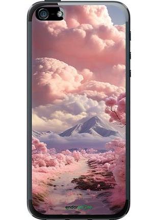 Чохол на iphone se рожеві хмари "5660u-214-10746"