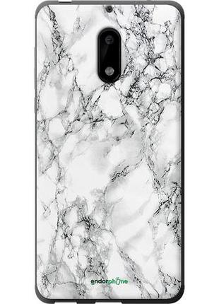 Чохол на nokia 6 мармур білий "4480u-898-10746"