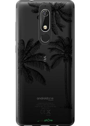 Чехол на nokia 5.1 пальмы1 "4634u-1529-10746"