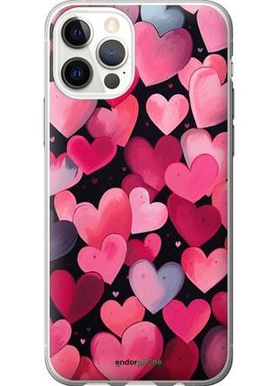 Чехол на iphone 12 сердечки 4 "5662u-2053-10746"