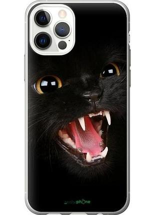 Чохол на iphone 12 чорна кішка "932u-2053-10746"