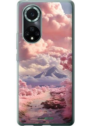 Чехол на huawei nova 9 pro розовые облака "5660u-2503-10746"