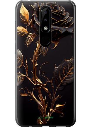 Чехол на nokia 5.1 plus роза 3 "5552u-1543-10746"