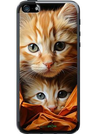 Чехол на iphone 5 котики 2 "5664u-18-10746"