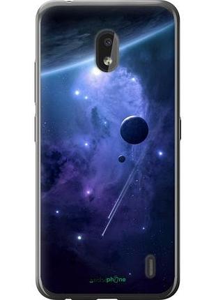 Чохол на nokia 2.2 планети в синьому космосі "171u-1706-10746"