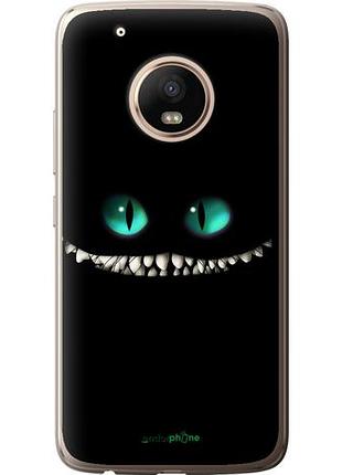 Чехол на motorola moto g5 plus чеширский кот "689u-1038-10746"