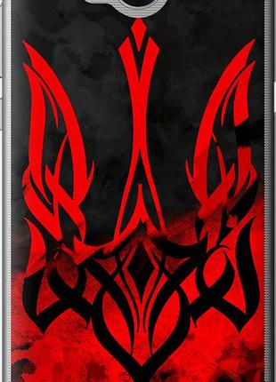 Чехол на huawei y5 2017 герб украины v2 "5312u-992-10746"