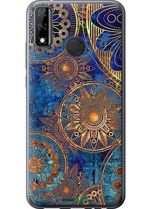Чехол на huawei p smart 2020 золотой узор "678u-2060-10746"