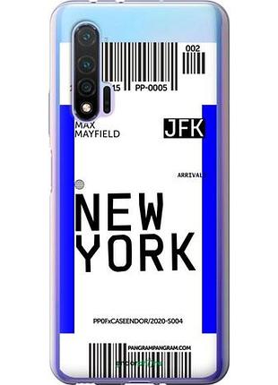 Чехол на huawei nova 6 new york "4861u-1821-10746"