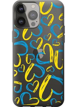Чехол на iphone 13 pro max сердца ua "5292u-2371-10746"