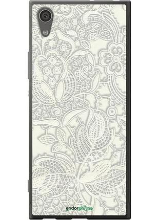 Чехол на sony xperia xa1 g3112 белое кружево "4383u-964-10746"