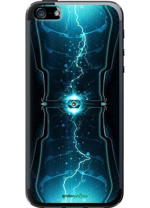 Чехол на iphone 5s молнии в цилиндре "120u-21-10746"