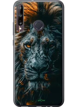 Чехол на huawei p40 lite e лев в сумерках "6154u-1875-10746"