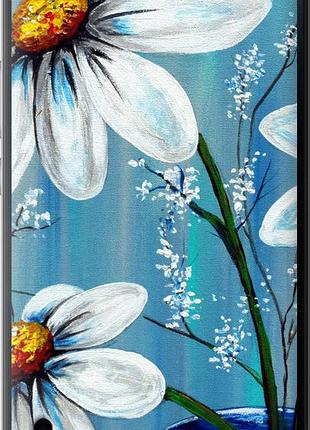 Чехол на huawei honor 6 plus красивые арт-ромашки "4031u-179-10746"