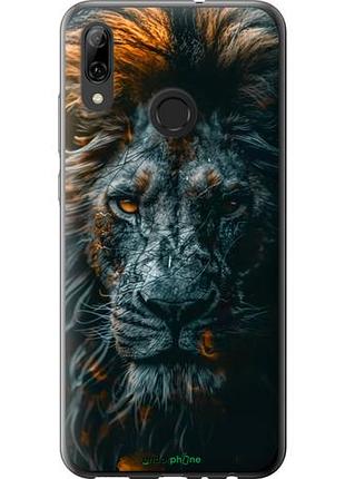 Чехол на huawei p smart 2019 лев в сумерках "6154u-1634-10746"