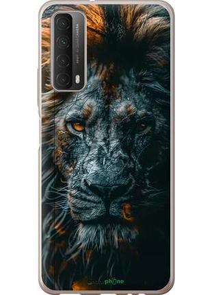Чехол на huawei p smart 2021 лев в сумерках "6154u-2100-10746"
