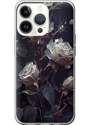 Чохол на iphone 13 pro троянди 2 "5550u-2372-10746"