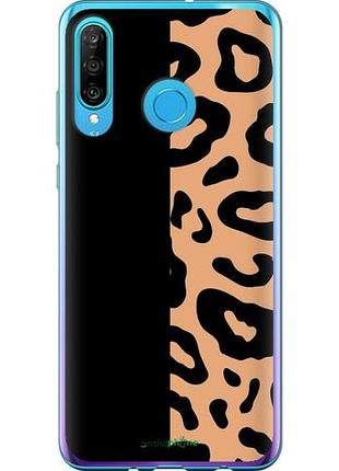 Чехол на huawei p30 lite пятна леопарда "4269u-1651-10746"
