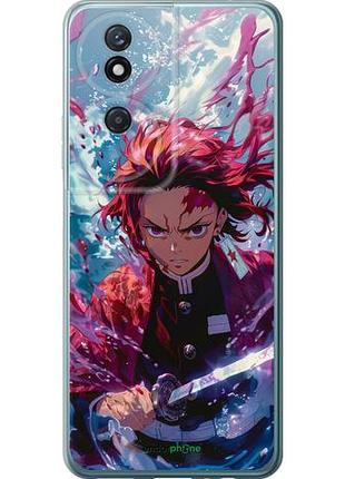 Чехол на huawei honor play 50 plus танджиро камадо: клинок рассекающий демонов "6111u-3399-10746"