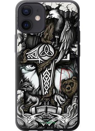 Чохол на iphone 12 mini тату вікінг "4098u-2071-10746"