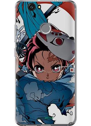 Чехол на huawei nova танджиро камадо "5574u-439-10746"