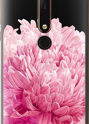 Чехол на nokia 6 2018 хризантема "4666u-1386-10746"