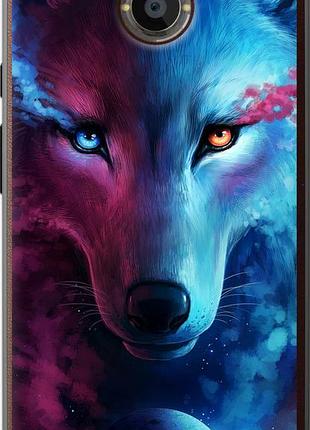 Чехол на motorola moto x2 арт-волк "3999u-372-10746"