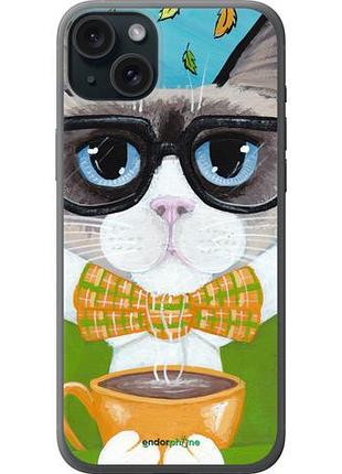 Чехол на iphone 15 plus cat&coffee "4053u-3097-10746"