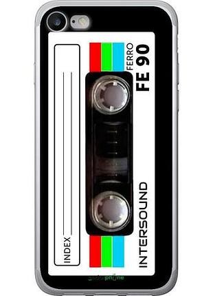 Чехол на iphone se 2022 кассета с90 "4894u-3737-10746"